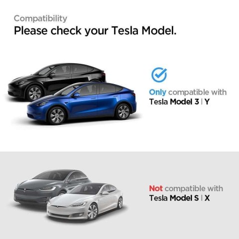 Spigen Szkło hartowane Spigen Glas.tR "EZ FIT" na ekran do Tesla Model Y / 3 Spigen Szkło hartowane Spigen Glas.tR "EZ FIT" na ekran do Tesla Model Y / 3
