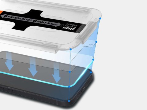 Spigen Szkło hartowane Spigen Glas.tR EZ Fit do Apple iPhone 13/ 13 Pro/ 16e Spigen Szkło hartowane Spigen Glas.tR EZ Fit do Apple iPhone 13/ 13 Pro/ 16e