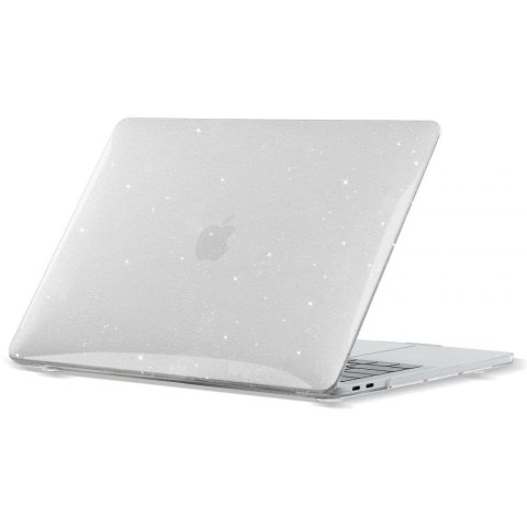 4kom.pl Etui obudowa z brokatem SmartShell Case do Macbook Air 13 2018-2020 Glitter Clear 4kom.pl Etui obudowa z brokatem SmartShell Case do Macbook Air 13 2018-2020 Glitter Clear