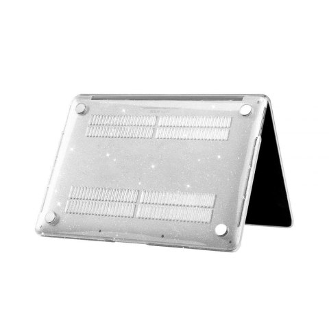 4kom.pl Etui obudowa z brokatem SmartShell Case do Macbook Air 13 2018-2020 Glitter Clear 4kom.pl Etui obudowa z brokatem SmartShell Case do Macbook Air 13 2018-2020 Glitter Clear