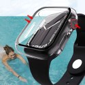 4kom.pl Etui ze szkłem do smartwatcha Defense360 obudowa + szkło do Apple Watch 7 41mm Clear