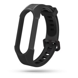 4kom.pl Pasek Armour do Xiaomi Mi Smart Band 5 / 6 / 6 NFC Black