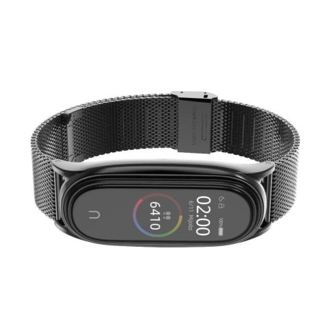 4kom.pl Pasek MilaneseBand do Xiaomi Mi Smart Band 5/6/6 NFC Black 4kom.pl Pasek MilaneseBand do Xiaomi Mi Smart Band 5/6/6 NFC Black