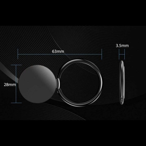 4kom.pl Uchwyt na telefon Magnetic Phone Ring Black 4kom.pl Uchwyt na telefon Magnetic Phone Ring Black
