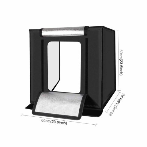 Puluz Namiot bezcieniowy 60cm LED Puluz 3380 lumenów Puluz Namiot bezcieniowy 60cm LED Puluz 3380 lumenów