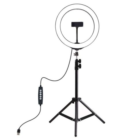 Puluz Puluz Statyw 1.1 m z oświetleniem RGBW LED 26cm vlog / stream / smartfon PKT3044 Puluz Puluz Statyw 1.1 m z oświetleniem RGBW LED 26cm vlog / stream / smartfon PKT3044