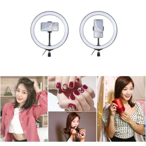 Puluz Puluz Statyw 1.1 m z oświetleniem RGBW LED 26cm vlog / stream / smartfon PKT3044 Puluz Puluz Statyw 1.1 m z oświetleniem RGBW LED 26cm vlog / stream / smartfon PKT3044