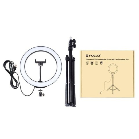 Puluz Puluz Statyw 1.1 m z oświetleniem RGBW LED 26cm vlog / stream / smartfon PKT3044 Puluz Puluz Statyw 1.1 m z oświetleniem RGBW LED 26cm vlog / stream / smartfon PKT3044