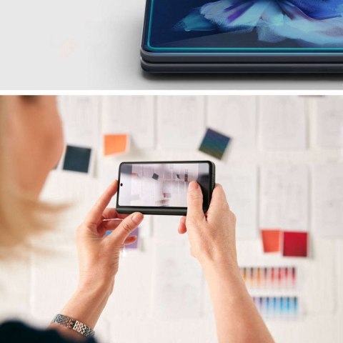 Spigen 2-Pak Szkło hartowane Spigen Glass FC + Folia Hinge do Samsung Galaxy Z Fold 3 Spigen 2-Pak Szkło hartowane Spigen Glass FC + Folia Hinge do Samsung Galaxy Z Fold 3