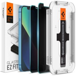Spigen 2x Szkło hartowane Spigen Glas.tR EZ Fit Privacy do Apple iPhone 13/ 13 Pro/ 14/ 16e