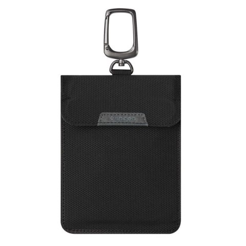 Spigen Antykradzieżowe etui na kluczyk Klatka Faradaya Spigen RFID blokada sygnału Black Spigen Antykradzieżowe etui na kluczyk Klatka Faradaya Spigen RFID blokada sygnału Black