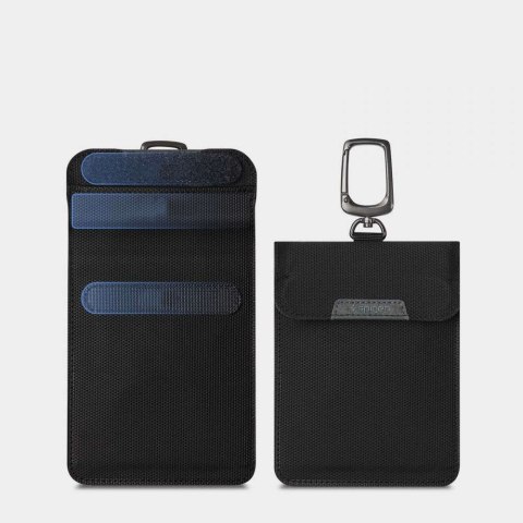Spigen Antykradzieżowe etui na kluczyk Klatka Faradaya Spigen RFID blokada sygnału Black Spigen Antykradzieżowe etui na kluczyk Klatka Faradaya Spigen RFID blokada sygnału Black