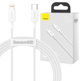 Baseus Kabel 1.5m Baseus Superior przewód USB-C Type C do Lightning PD 20W Biały