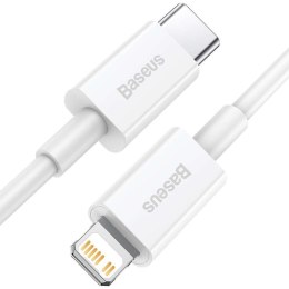 Baseus Kabel 1.5m Baseus Superior przewód USB-C Type C do Lightning PD 20W Biały