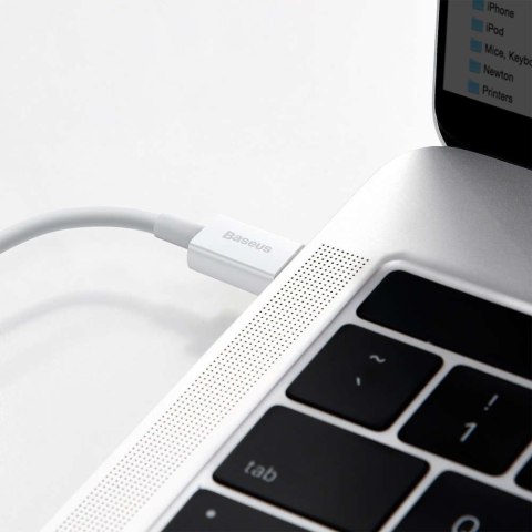 Baseus Kabel 1.5m Baseus Superior przewód USB-C Type C do Lightning PD 20W Biały Baseus Kabel 1.5m Baseus Superior przewód USB-C Type C do Lightning PD 20W Biały