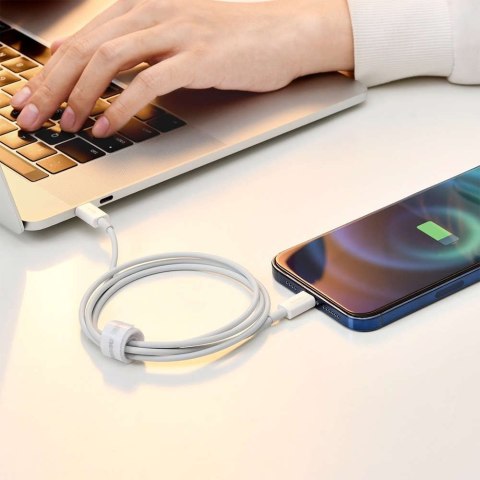 Baseus Kabel 1.5m Baseus Superior przewód USB-C Type C do Lightning PD 20W Biały Baseus Kabel 1.5m Baseus Superior przewód USB-C Type C do Lightning PD 20W Biały