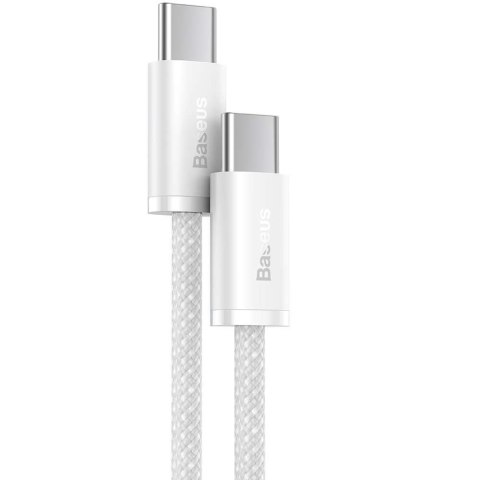 Baseus Kabel 1m Baseus Dynamic USB-C do USB-C 100W 480 Mbps Biały Baseus Kabel 1m Baseus Dynamic USB-C do USB-C 100W 480 Mbps Biały