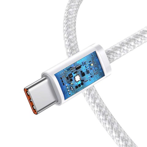 Baseus Kabel 1m Baseus Dynamic USB-C do USB-C 100W 480 Mbps Biały Baseus Kabel 1m Baseus Dynamic USB-C do USB-C 100W 480 Mbps Biały