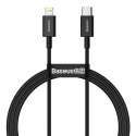 Baseus Kabel USB-C do Lightning Baseus Superior Series, 20W, PD, 1m (czarny)