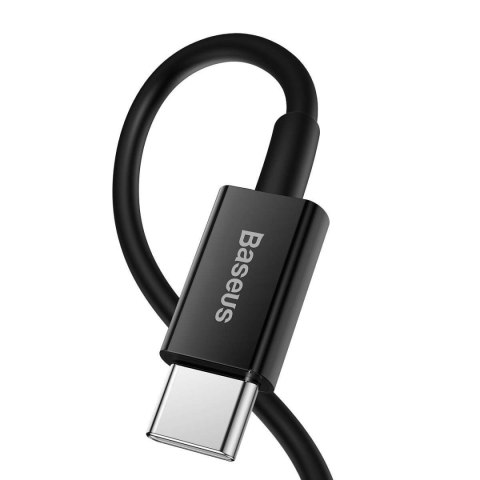 Baseus Kabel USB-C do Lightning Baseus Superior Series, 20W, PD, 1m (czarny) Baseus Kabel USB-C do Lightning Baseus Superior Series, 20W, PD, 1m (czarny)