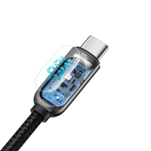 Baseus Kabel USB-C do USB-C Baseus Display, 100W, 2m (czarny) Baseus Kabel USB-C do USB-C Baseus Display, 100W, 2m (czarny)