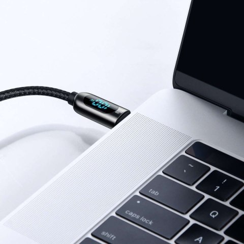 Baseus Kabel USB-C do USB-C Baseus Display, 100W, 2m (czarny) Baseus Kabel USB-C do USB-C Baseus Display, 100W, 2m (czarny)