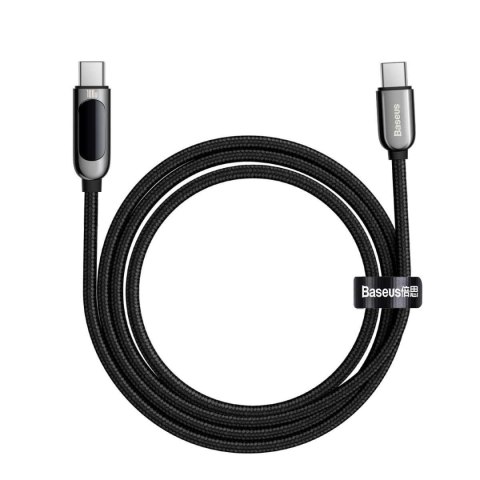 Baseus Kabel USB-C do USB-C Baseus Display, 100W, 2m (czarny) Baseus Kabel USB-C do USB-C Baseus Display, 100W, 2m (czarny)