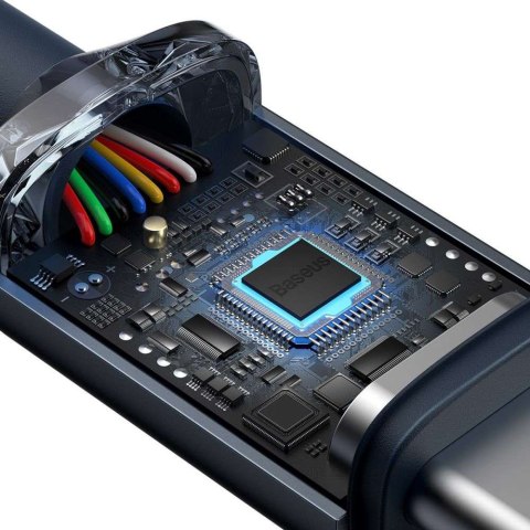 Baseus Kabel do szybkiego ładowania Baseus Crystal Shine USB-C Typ C na USB-C Typ C PD 100W 3A 2m Black Baseus Kabel do szybkiego ładowania Baseus Crystal Shine USB-C Typ C na USB-C Typ C PD 100W 3A 2m Black
