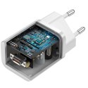 Baseus Ładowarka sieciowa zasilacz Baseus Super Si USB-C Type C PD 25W Biała