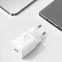 Baseus Ładowarka sieciowa zasilacz Baseus Super Si USB-C Type C PD 25W Biała