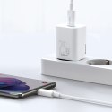 Baseus Ładowarka sieciowa zasilacz Baseus Super Si USB-C Type C PD 25W Biała