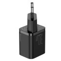 Baseus Ładowarka sieciowa zasilacz Baseus Super Si USB-C Type C PD Power Delivery 30W Czarna