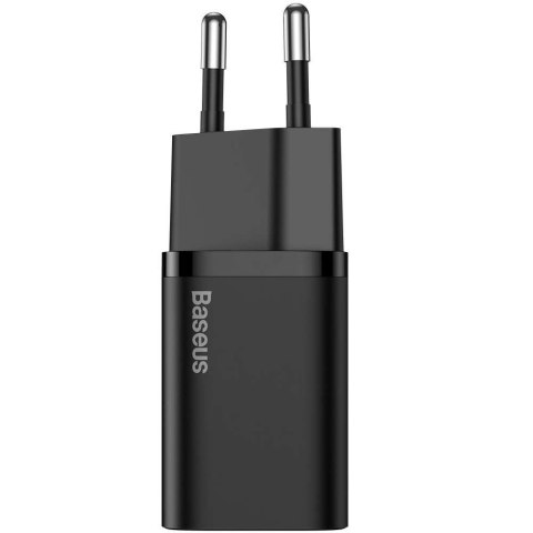 Baseus Ładowarka sieciowa zasilacz Baseus Super Si USB-C Type C PD Power Delivery 30W Czarna Baseus Ładowarka sieciowa zasilacz Baseus Super Si USB-C Type C PD Power Delivery 30W Czarna