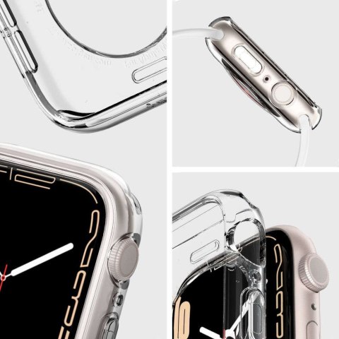 Spigen Etui Spigen Liquid Crystal do Apple Watch 4/5/6/7/SE 40/41mm Crystal Clear Spigen Etui Spigen Liquid Crystal do Apple Watch 4/5/6/7/SE 40/41mm Crystal Clear