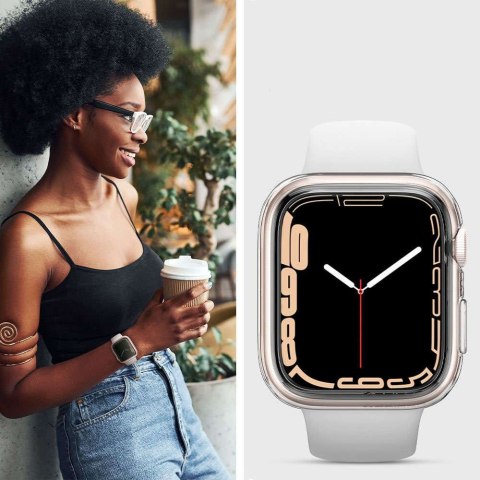 Spigen Etui Spigen Liquid Crystal do Apple Watch 4/5/6/7/SE 40/41mm Crystal Clear Spigen Etui Spigen Liquid Crystal do Apple Watch 4/5/6/7/SE 40/41mm Crystal Clear
