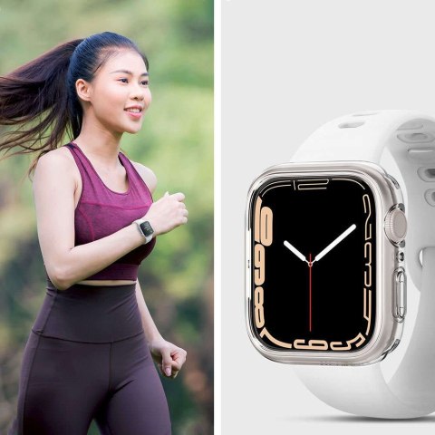 Spigen Etui Spigen Liquid Crystal do Apple Watch 4/5/6/7/SE 40/41mm Crystal Clear Spigen Etui Spigen Liquid Crystal do Apple Watch 4/5/6/7/SE 40/41mm Crystal Clear