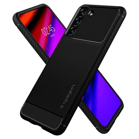Spigen Etui do Samsung Galaxy S21 FE futerał Spigen Rugged Armor Matte Black Spigen Etui do Samsung Galaxy S21 FE futerał Spigen Rugged Armor Matte Black