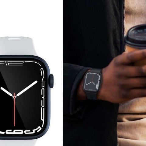 Spigen Folia hydrożelowa ochronna Spigen Neo Flex x3 do Apple Watch 7 45mm Spigen Folia hydrożelowa ochronna Spigen Neo Flex x3 do Apple Watch 7 45mm