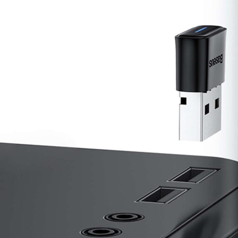 Baseus Adapter Baseus 7w1 odbiornik Bluetooth USB 5.0 20m do komputera PC Czarny Baseus Adapter Baseus 7w1 odbiornik Bluetooth USB 5.0 20m do komputera PC Czarny