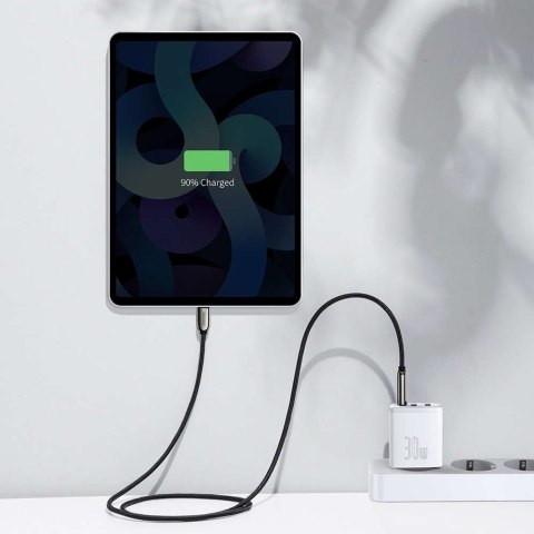 Baseus Ładowarka sieciowa Baseus Compact Quick Charger 2xUSB USB-C PD QC 3.0 3A 30W Biała Baseus Ładowarka sieciowa Baseus Compact Quick Charger 2xUSB USB-C PD QC 3.0 3A 30W Biała