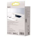 Baseus Ładowarka sieciowa Baseus Compact Quick Charger 2xUSB USB-C PD QC 3.0 3A 30W Biała