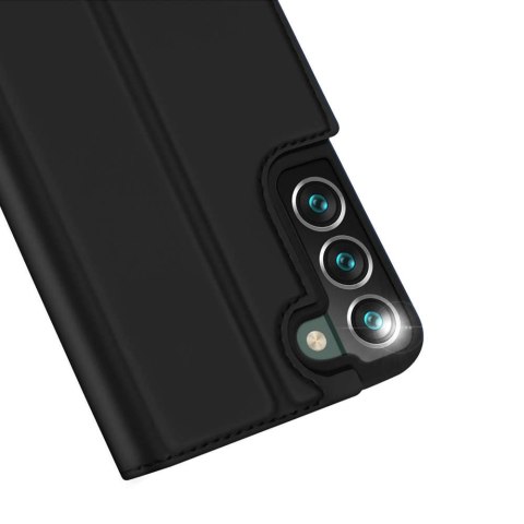 Dux Ducis Etui ochronne z klapką Dux Ducis Skin Pro skórzane do Samsung Galaxy S22 Plus Czarne Dux Ducis Etui ochronne z klapką Dux Ducis Skin Pro skórzane do Samsung Galaxy S22 Plus Czarne