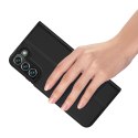 Dux Ducis Etui ochronne z klapką Dux Ducis Skin Pro skórzane do Samsung Galaxy S22 Plus Czarne