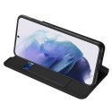 Dux Ducis Etui ochronne z klapką Dux Ducis Skin Pro skórzane do Samsung Galaxy S22 Plus Czarne