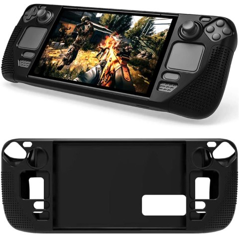 PGYTECH Pancerne etui ochronne silikonowe PGTECH TPU Case do konsoli do Steam Deck Czarne PGYTECH Pancerne etui ochronne silikonowe PGTECH TPU Case do konsoli do Steam Deck Czarne