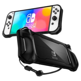 Spigen Etui Spigen Rugged Armor obudowa do Nintendo Switch Oled Matte Black
