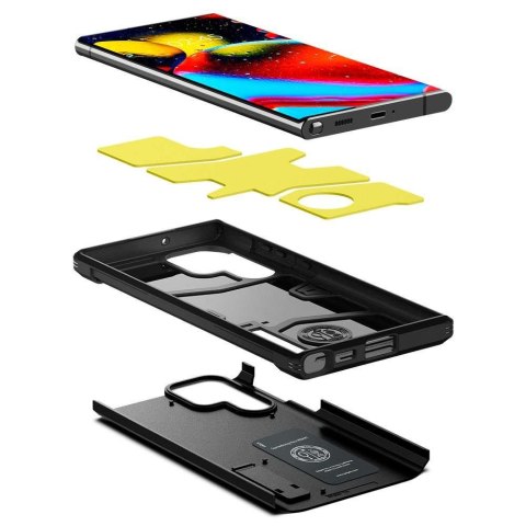Spigen Pancerne etui Spigen Tough Armor pokrowiec do Samsung Galaxy S22 Ultra Black Spigen Pancerne etui Spigen Tough Armor pokrowiec do Samsung Galaxy S22 Ultra Black
