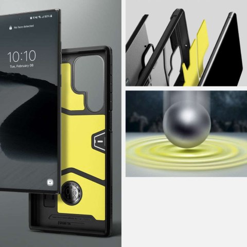 Spigen Pancerne etui Spigen Tough Armor pokrowiec do Samsung Galaxy S22 Ultra Black Spigen Pancerne etui Spigen Tough Armor pokrowiec do Samsung Galaxy S22 Ultra Black