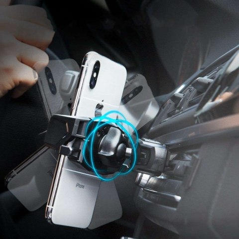 Spigen Uchwyt samochodowy do auta Spigen TMS24 CD Slot Car na telefon do slotu CD Black Spigen Uchwyt samochodowy do auta Spigen TMS24 CD Slot Car na telefon do slotu CD Black