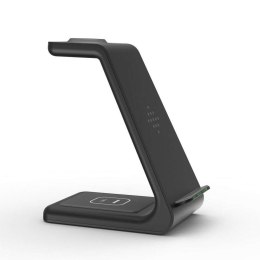 4kom.pl Ładowarka stacja dokująca bezprzewodowa A8 3w1 Wireless Charger White